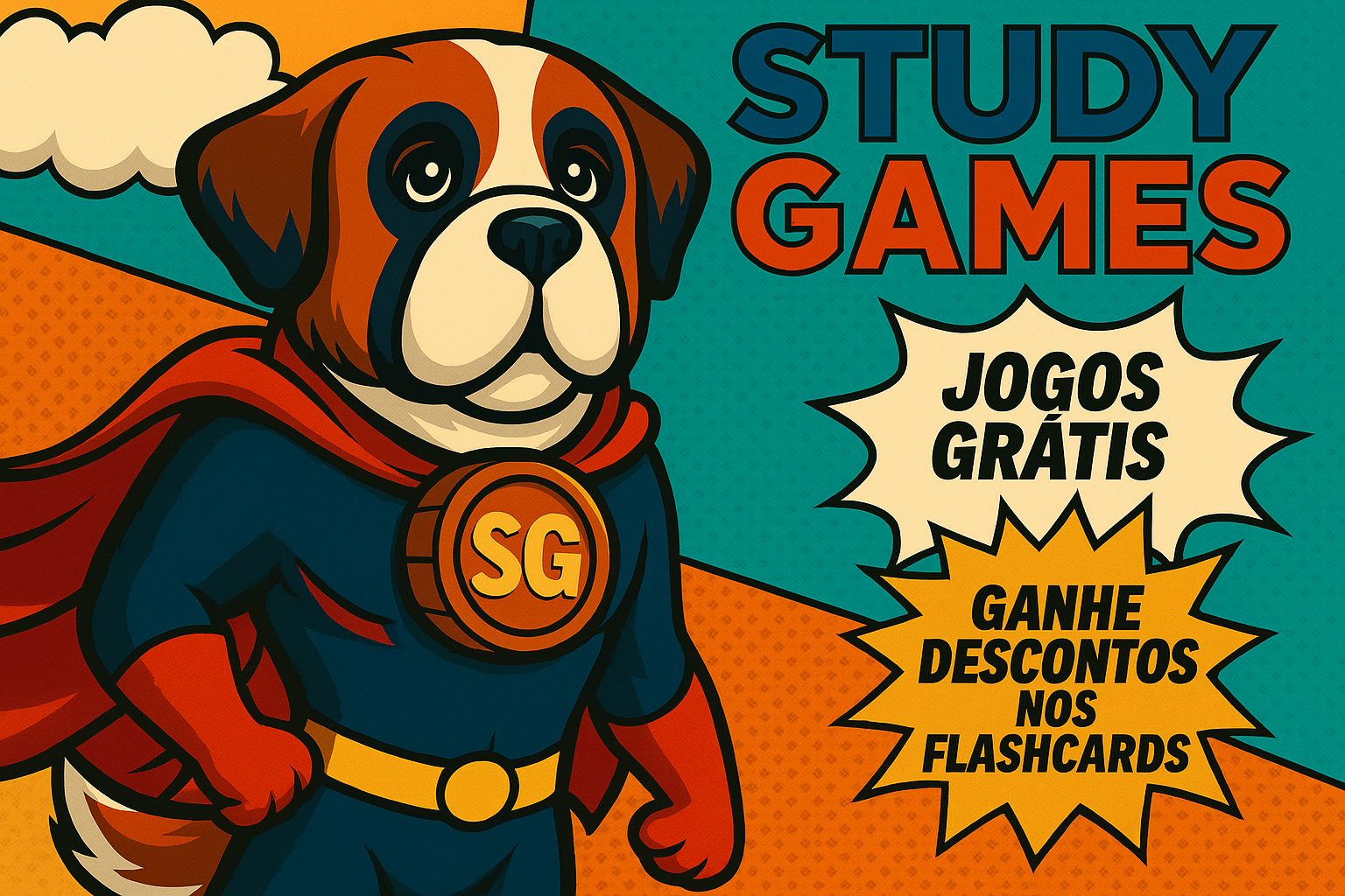 Neydoca Super-Herói com fundo HQ